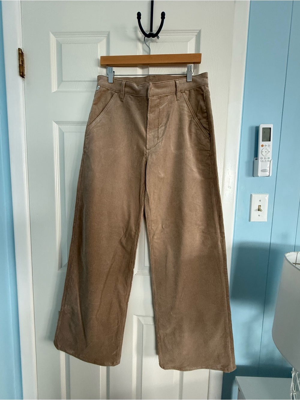 Citizens of Humanity LINA TROUSER Pants Corduroy Pale Taupe NEW Size 27 Sample